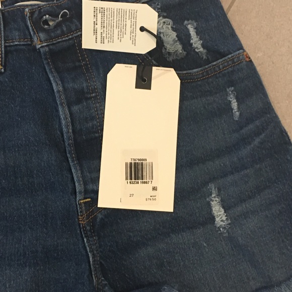 LEVIS Button Fly High-rise Charleston Chill Shorts - Picture 5 of 8